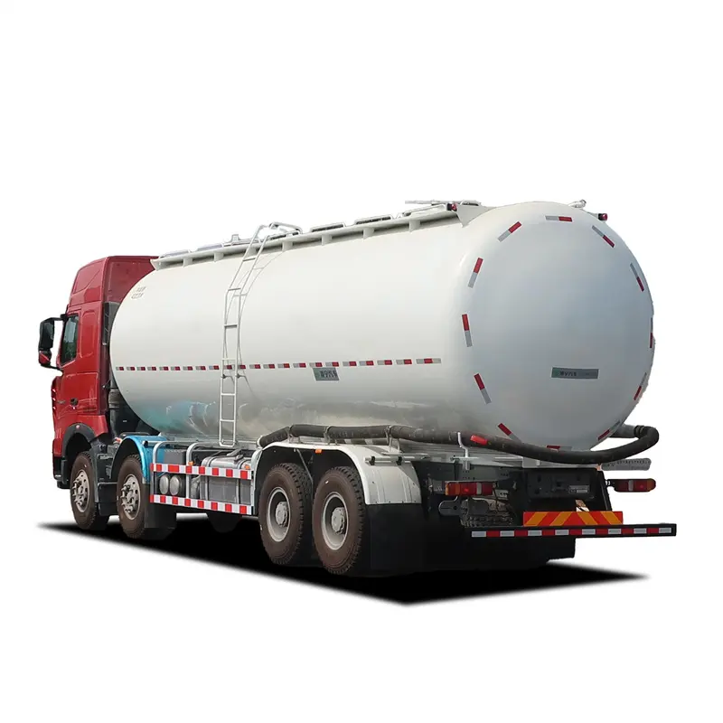 Lage Prijzen 43cbm Bulk Poeder Carrier Cement Poeder Transport Truck Voor Bouwplaatsen