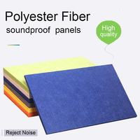 Panneau acoustique en feutre PET aux normes européennes 2440*1220mm Panneaux muraux insonorisés ignifuges absorbants Design moderne pour studio