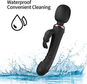 Vibratore impermeabile da 9.6 pollici strumento di piacere delle donne orecchie di coniglio 10 potenti modalità di ricarica rapida giocattoli per adulti macchina regalo popolare per - Product Image 4