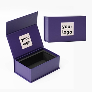 Cajas Magnéticas con Tapa Abatible, Impresión a Todo Color, Laminado Mate, Logotipo Personalizado, Embalaje Rígido para Regalos con Bandeja Interior para Regalos y Alimentos - Product Image 1