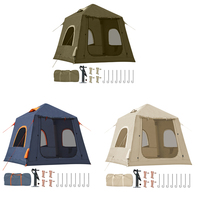 Nouvelle tente de camping gonflable, imperméable, ouverture automatique, quatre saisons, ultra légère, pliable, portable, une chambre pour