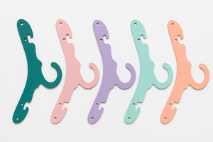 Custom Logo Unisex <strong>Doll</strong> Clothes Hanger <strong>Paper</strong> Wardrobe Display Silk Print Embroidery Multicolor for 14-20 Inch <strong>Dolls</strong> 1:4 Scale - Product Image 5