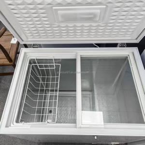 Congelador Horizontal X OEM de 200L de Gran Capacidad con Apertura Superior, Cerradura de Seguridad, Puerta Corredera de Vidrio, Cesta de Alambre, Ahorro de Energía, para Uso Doméstico y Hotelero - Product Image 4