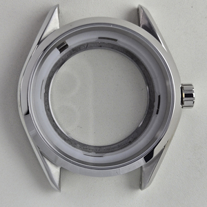 Montre mécanique <span class=keywords><strong>automatique</strong></span> en acier inoxydable, 41mm, argentée, compatible avec ETA 2836/2824 <span class=keywords><strong>Miyota</strong></span> 8205/8215 /<span class=keywords><strong>821A</strong></span> NH35 NH36 NH34 - Product Image 1
