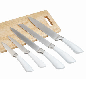 Bộ <span class=keywords><strong>5</strong></span> Con Dao Nhà Bếp Bằng Thép Không Gỉ Chất Lượng Cao Kèm Thớt - Product Image 6