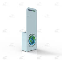 Support d'affichage publicitaire portable en tissu tendu personnalisé Misign, imprimé sur mesure, pour salon professionnel, support de télévision pour exposition