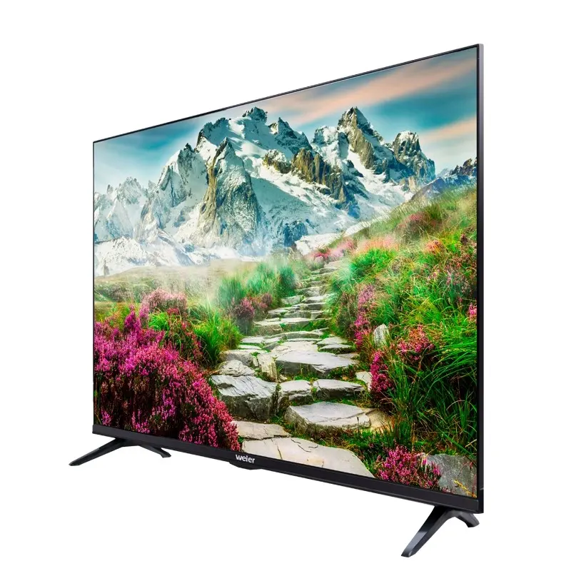 TV LED Android UHD Pintar 4K 32 40 43 50 55 65 75 Inci Pabrikan Tv Tiongkok Murah Televisi Layar Datar