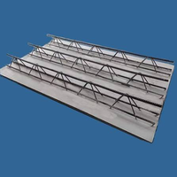Plancher préfabriqué en treillis d'acier, résistant, à haute capacité de charge et aux bonnes performances sismiques pour les bureaux et les centres commerciaux
