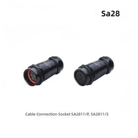Connecteur de câble WEIPU en métal IP67 SA28, prix de gros, fonction push-pull, 2P 4P 3P 12P, bornes à contacts en cuivre pour alimentation 16P