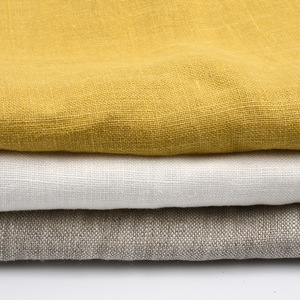 Tela Popelina 100% Lino, 120 g/m², Peso Medio, Teñido Liso, Transpirable, Material para Ropa Deportiva - Product Image 1
