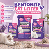 Fournisseur Fabricant : Litière pour Chat Écologique en Bentonite, Faible Teneur en Poussière, Agglomération Rapide, Contrôle des Odeurs, pour Vente en Gros (par Tonne)