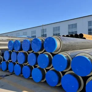 Underground Pe PUR Foam Directly Thermal Insulation Insulated Pipe Tube For District Heating Or Cooling Or Oil Or Gas Supply