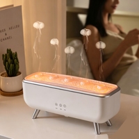 Diffuseur d'arômes dynamique 300 ml, 2 modes de pulvérisation, lumière LED colorée, humidificateur vapeur méduse, aromathérapie, télécommande, sans eau, pour la maison