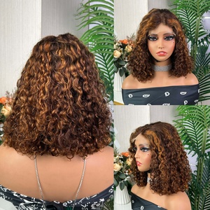 Original Vietnamese <b>Wig</b> SDD 12 Inch Luxury Curl Water Wave Glueless Lace Closure <b>Wig</b> <b>Bob</b> - Product Image 6