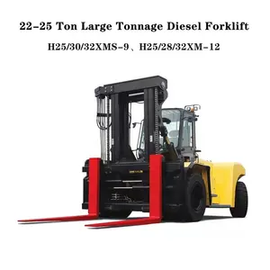 5 7 Tons 8.5-9.5 16-18 22-25 Tons Large Tonnage Diesel Mobile Forklift Rough Terrain Forklift H25/30/32XMS-9 H25/28/32XM-12