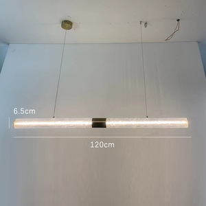 Modern Minimalist Luxury Dining Room Pendant <b>Light</b> Nordic Design Style Long Glass <b>Panel</b> for Study/Bar Counter/Office/Showroom - Product Image 6