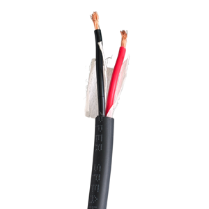 Cable de Altavoz para Entierro en Pared, 16/2, Resistente a los Rayos UV, Calibre 16 AWG, Color Negro - Product Image 1