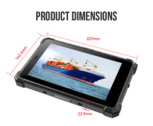 8 inch công nghiệp <span class=keywords><strong>Android</strong></span> 13.0 OS Tablet PC Rugged NFC RFID Đầu đọc dấu vân tay IP68 mtk8781 Bộ vi xử lý camera phía trước IPS cảm ứng - Product Image 2
