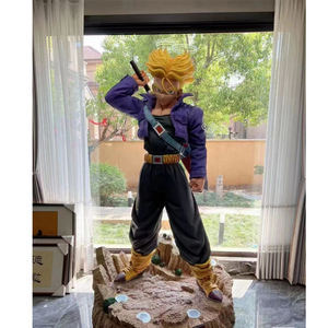 カスタム樹脂彫刻ドラゴンボール悟空ベジータ等身大超サイヤ人像漫画アニメキャラクター彫刻装飾 - Product Image 6