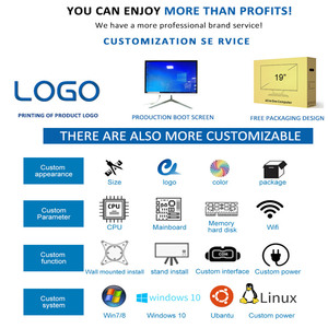 Hot Bán Chơi Game Máy Tính Để Bàn Máy Tính 19 Inch Core I5 2510M 60GB SSD OEM AIO Monoblock Tất Cả Trong Một PC Cho Văn Phòng Nhà - Product Image 5