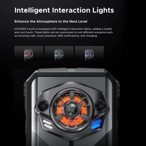 Téléphone robuste DOOGEE <span class=keywords><strong>S</strong></span> Punk avec effet lumineux LED, écran 6,58 pouces 90 Hz, 6 Go + 256 Go, haut-parleur à grande amplitude de 34 mm, Android 14 - Product Image 4