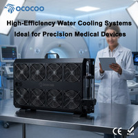 Radiateur de refroidissement externe haute performance OCOCOO avec pompe sans balais triphasée H09E intégrée, refroidisseur liquide tout-en-un