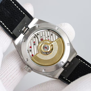 Reloj de Hombre 2026, Superventas, Caja de Acero Inoxidable, Esfera Negra, Correa de Cuero Genuino Negro, Mecánico Automático con Fecha, Nuevo - Product Image 4