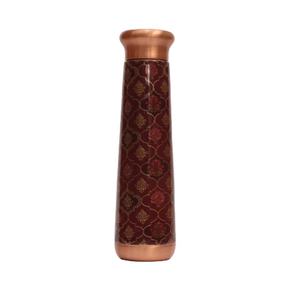 Sustainable Hand-Hammered Conical Copper Water Bottle - Traditional Indian Artisanal Yoga Bottle for Eco-Friendly <b>Living</b> - Product Image 3