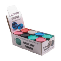Moulin à herbes manuel biodégradable 55 mm, coloré et écologique, avec logo personnalisé – Meilleures ventes