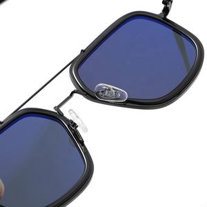 Gafas de Sol de Metal Vintage de nueva moda, gafas de sol hechas a mano con lentes polarizadas UV400, Material de vidrio para hombres - Product Image 4