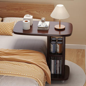 Tavolino da Caffè in Bambù Rimovibile dal Design Moderno e Minimalista, Multiuso per Soggiorno, Camera da Letto, Casa in Affitto - Product Image 2