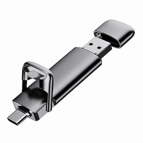 SSK 512GB USB 3.2 Gen2 Type-C Aluminum Solid State Flash Drive 550MB/s Fast for Android Phones Tablets Laptops MacBook PC