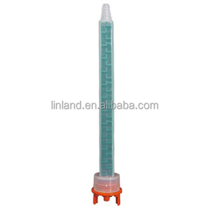 หัวฉีดผสมอีพ็อกซี่กาว AB แบบคงที่10:1สีแดง MFQX8-24แบบใช้แล้วทิ้ง - Product Image 1