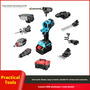 New Rechargeable Multi-functional Cordless Setslithium Brushless Multi-purpose <b>Power</b> <b>Tool</b> Set / Battery Powered <b>Tools</b> Sets Brush - Product Image 5