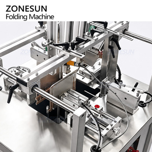 Machine semi-automatique de formage, d'érection, de pliage et d'emballage de boîtes en carton pour cosmétiques et soins de la peau ZONESUN ZS-SFEM01 - Product Image 5