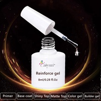 Superbe Gel de Finition Transparent Non Toxique à Base Stable, Couleur Intense, Longue Durée, Renforce et Protège pour le Nail Art