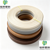 Bande de chant PVC/ABS écologique populaire pour l'exportation, texture gaufrée personnalisée pour meubles et armoires d'Asie du Sud-Est et du Moyen-Orient