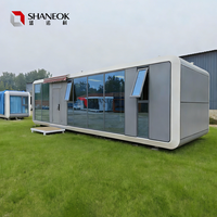 Fabricant de maisons mobiles Apple Cabin en Chine, Apple Cabin préfabriquée sur mesure avec structure en acier isolée pour habitation et bureau