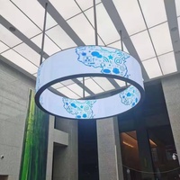 Écran LED incurvé à économie d'énergie, souple, 1.5625 P1.86, mur d'affichage LED incurvé, écran LED incurvé