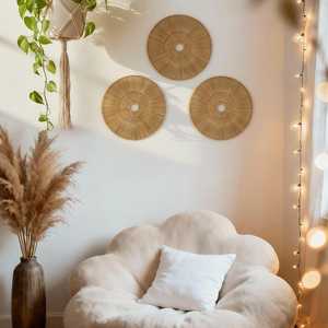 Bamboo <b>Wall</b> Art <b>Boho</b> Home Decor Handmade <b>Wall</b> <b>Hanging</b> Gift New Year Decoration OEM Supplier Vietnam Factory - Product Image 3