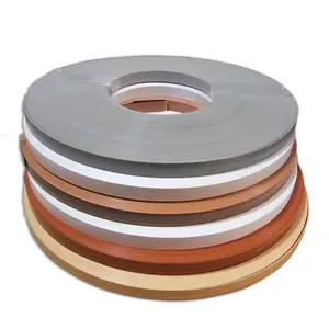 1x22MM PVC Edge Banding Tape Wood Grain ABS PVC Acrylic Edge Banding For Melamine Boards