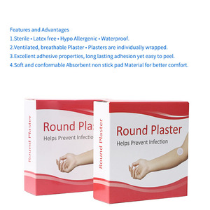 Pansement jetable rond de 22 mm, imperméable, pour premiers secours, certifié CE ISO, vente chaude - Product Image 3