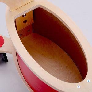 शैक्षिक उदिया चार पहिया लकड़ी की बैलेंस कार, भंडारण के साथ बच्चों के लिए रोलर खिलौना - Product Image 5