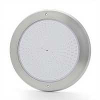 Lampe LED ultra-mince Lanwol 316SS IP68 24W DC12V RGB multicolore 10MM pour piscine, éclairage sous-marin pour piscine, spa, hôtel