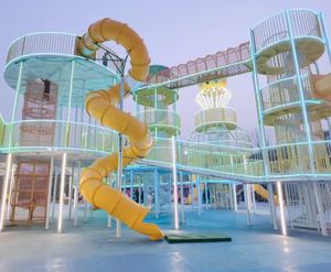 ภาพนิ่งอุโมงค์คอมโบนันชั่นสำหรับน้ำปีนแกว่งทำจากพลาสติกสำหรับผู้ใหญ่และผู้ชาย - Product Image 4