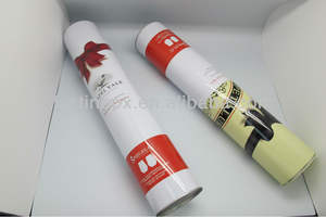 Tubo de lata de metal redondo alto de lujo personalizado para botella de vino embalaje caja de lata de alimentos - Product Image 4
