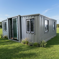 Maison modulaire à construction rapide, extensible, structure en acier personnalisée, maison d'hôtes extensible, norme d'exportation, insonorisée, isolée thermiquement