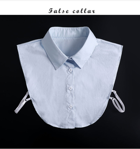 LOGO Unisex personalizzato collo finto sganciabile camicetta Dickey <span class=keywords><strong>colletto</strong></span> donna ragazze mezze camicie <span class=keywords><strong>colletto</strong></span> finto accessori Costume finto - Product Image 3