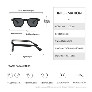 Gafas de Sol Sunray New Vintage Demi TR90 con Montura G15 y Lentes TAC UV400, Fabricante Mayorista de Gafas de Sol Polarizadas con Logotipo Personalizado - Product Image 3