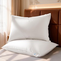 Oreiller en duvet d'oie, doux, enveloppe 100% coton, collection hôtel, 900+ puissance de rembourrage, oreiller de luxe en plumes pour lit